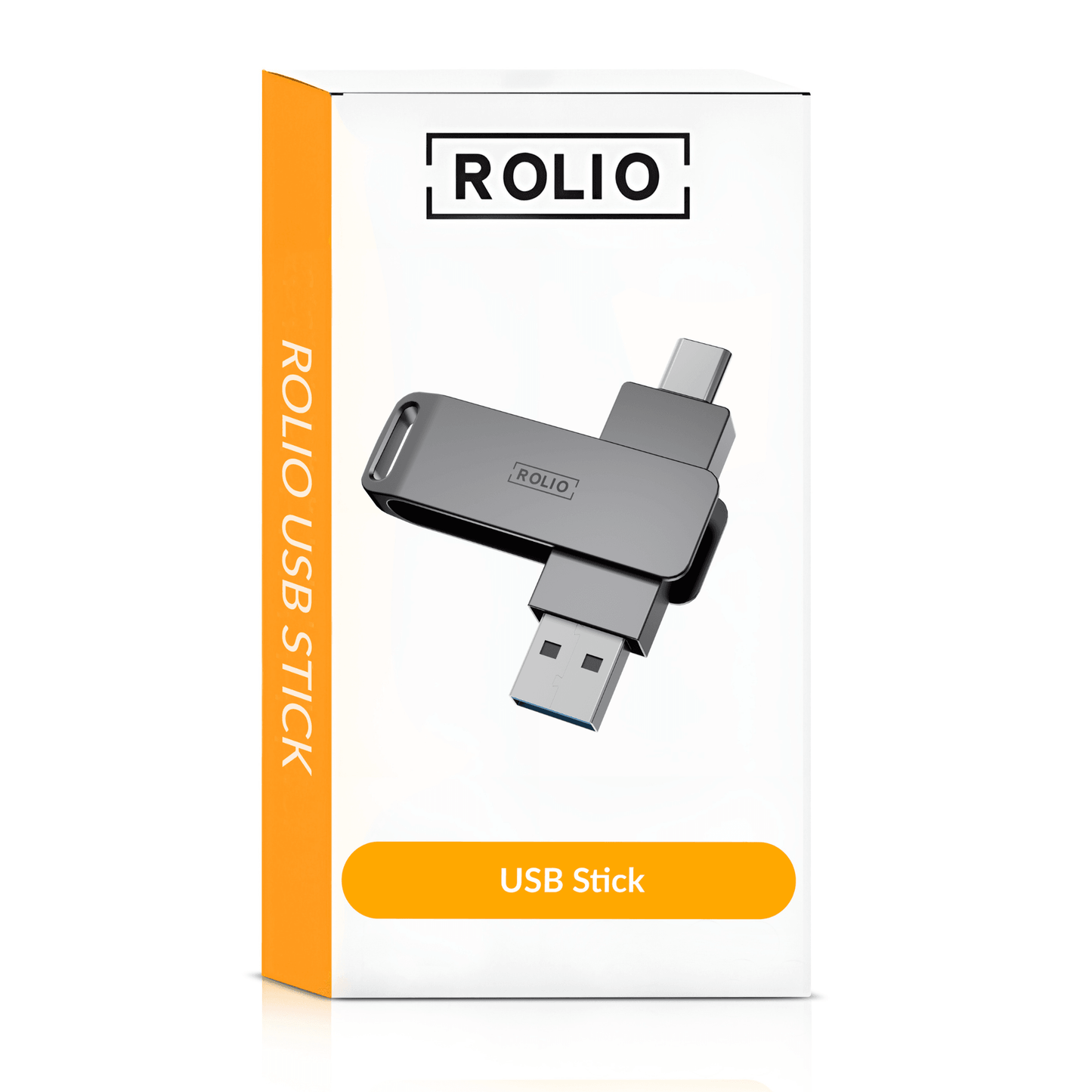 Rolio USB Stick 128 GB - USB C en USB A - 800Mbps - USB 3.0